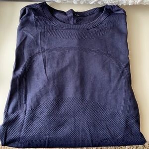 Lululemon Swiftly Tech Long Sleeve Crew: Navy Blue